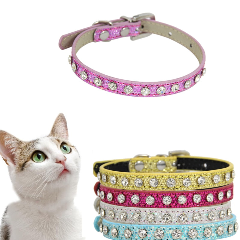 rhinestone kitten collar